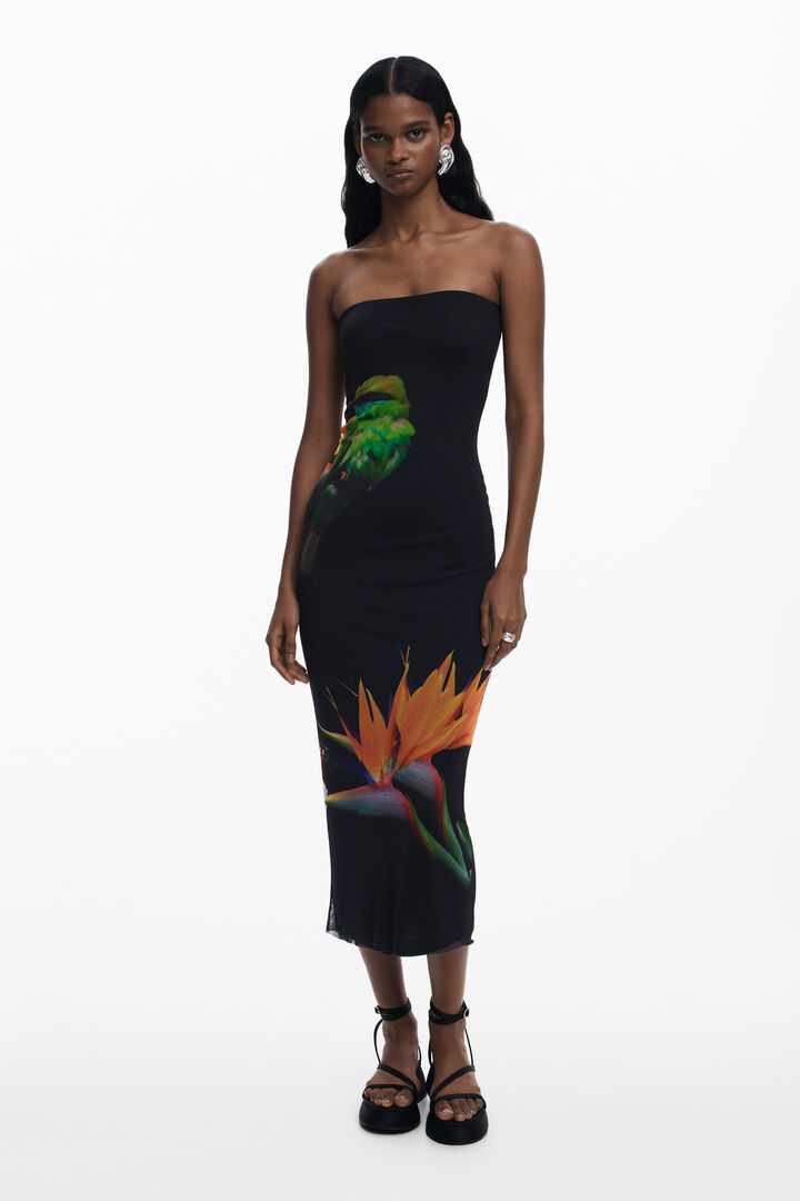Strapless dress | Desigual