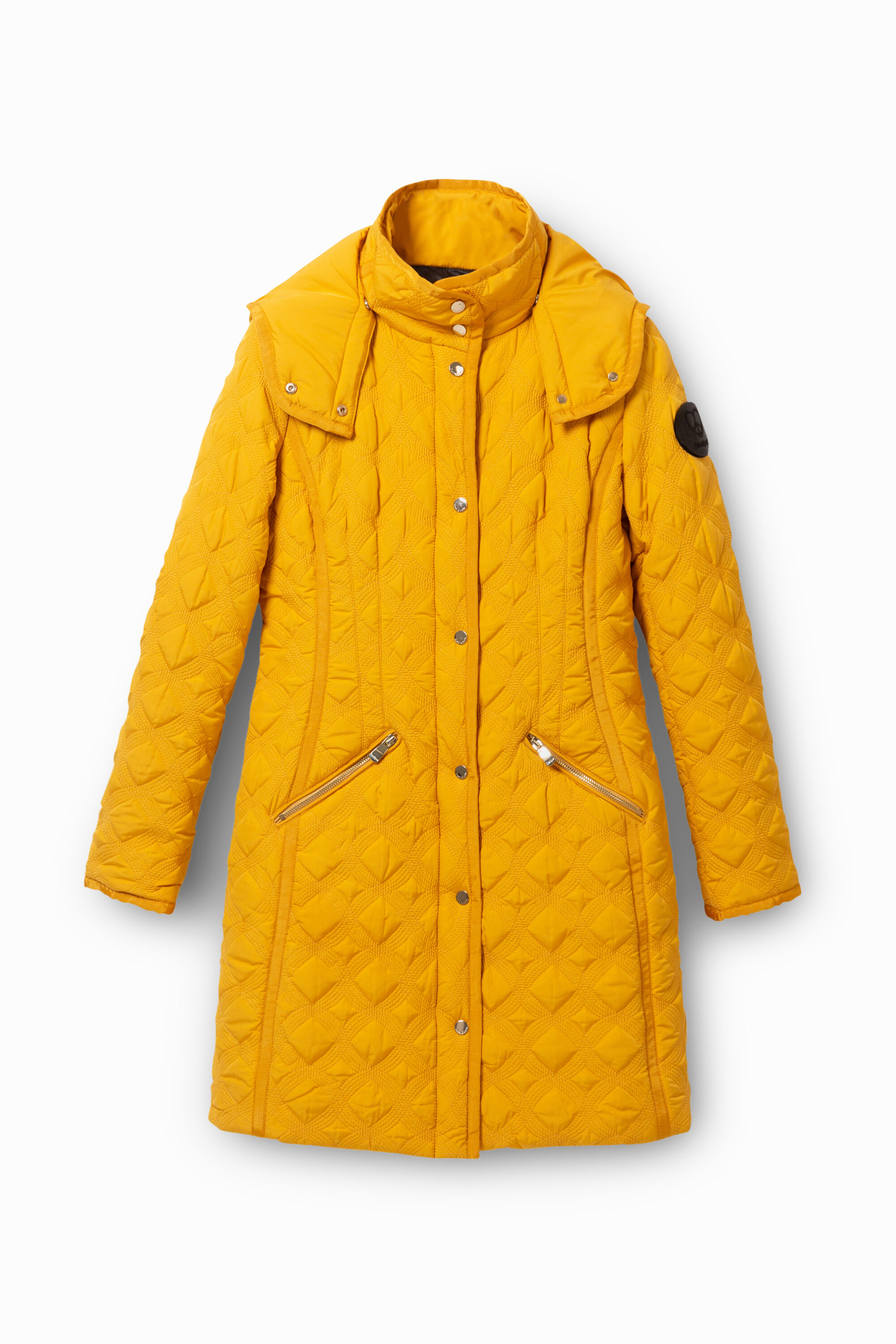 Manteau jaune desigual new arrivals