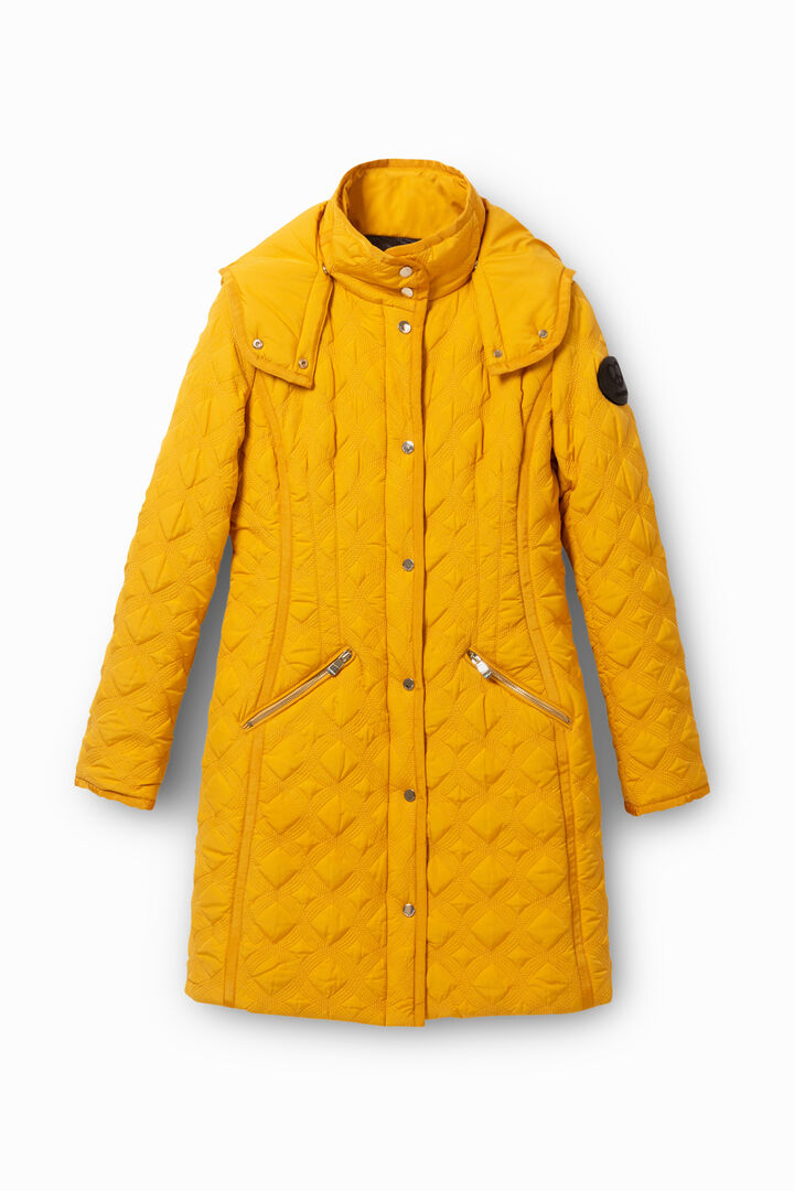 Abrigo acolchado capucha | Desigual