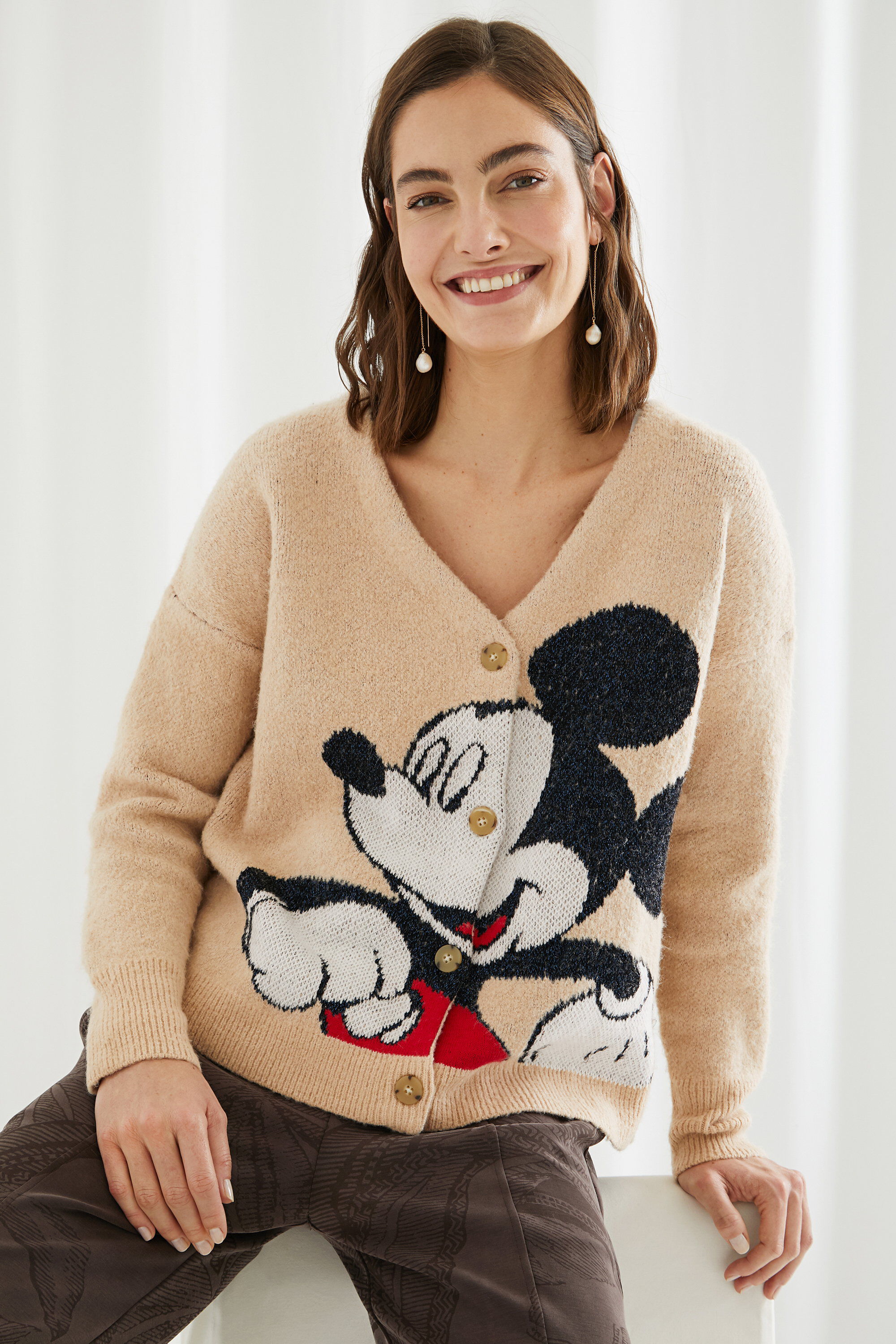 Mickey Mouse knit jacket Desigual