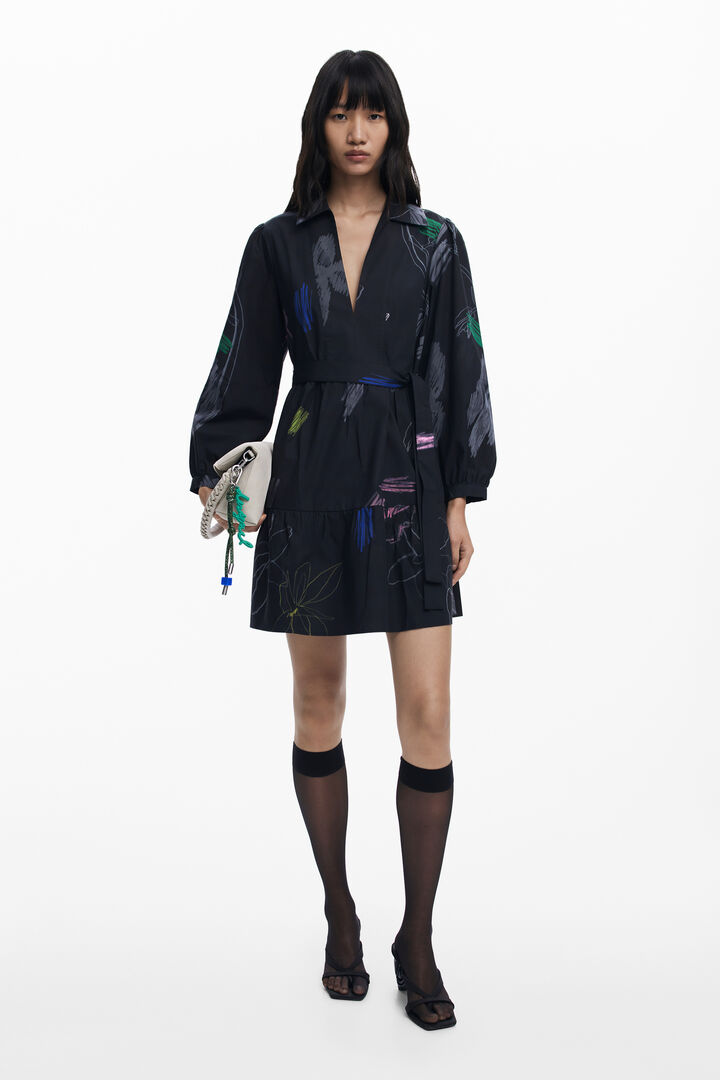 Robe chemise courte