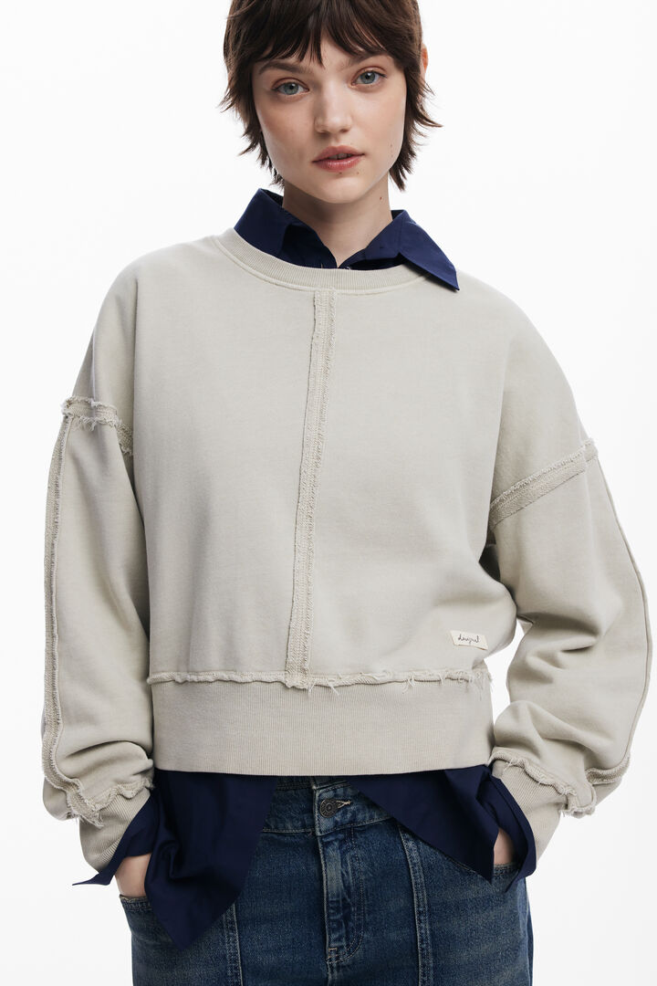 Sweatshirt mit Steppnähten | Desigual