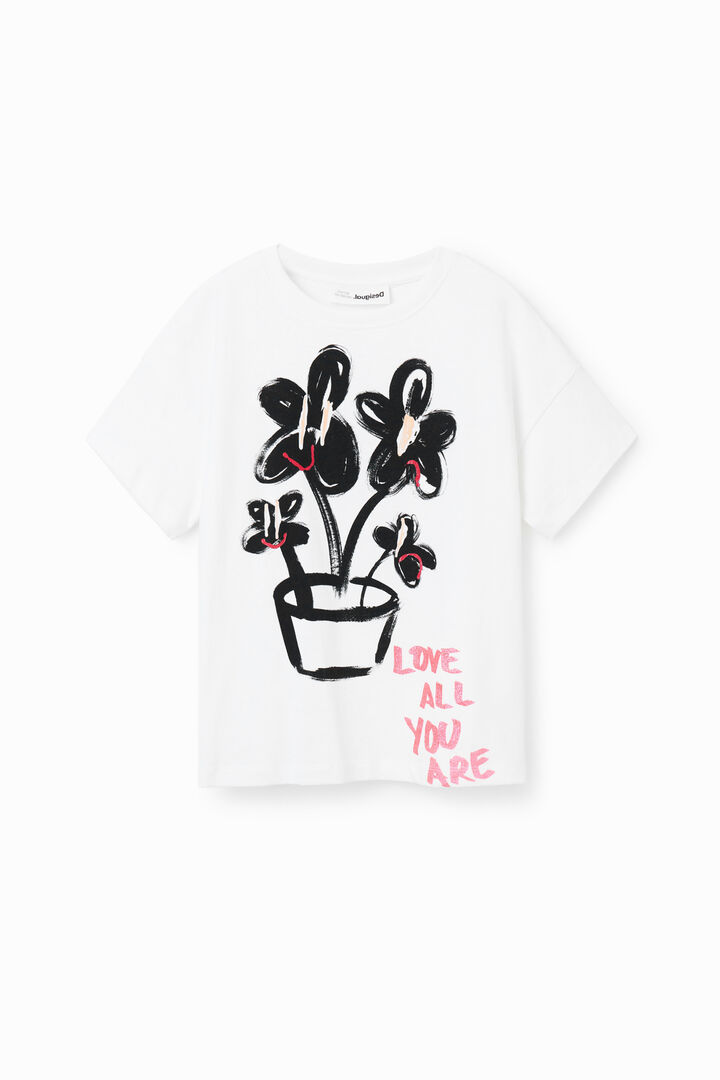 Short-sleeve plant T-shirt | Desigual
