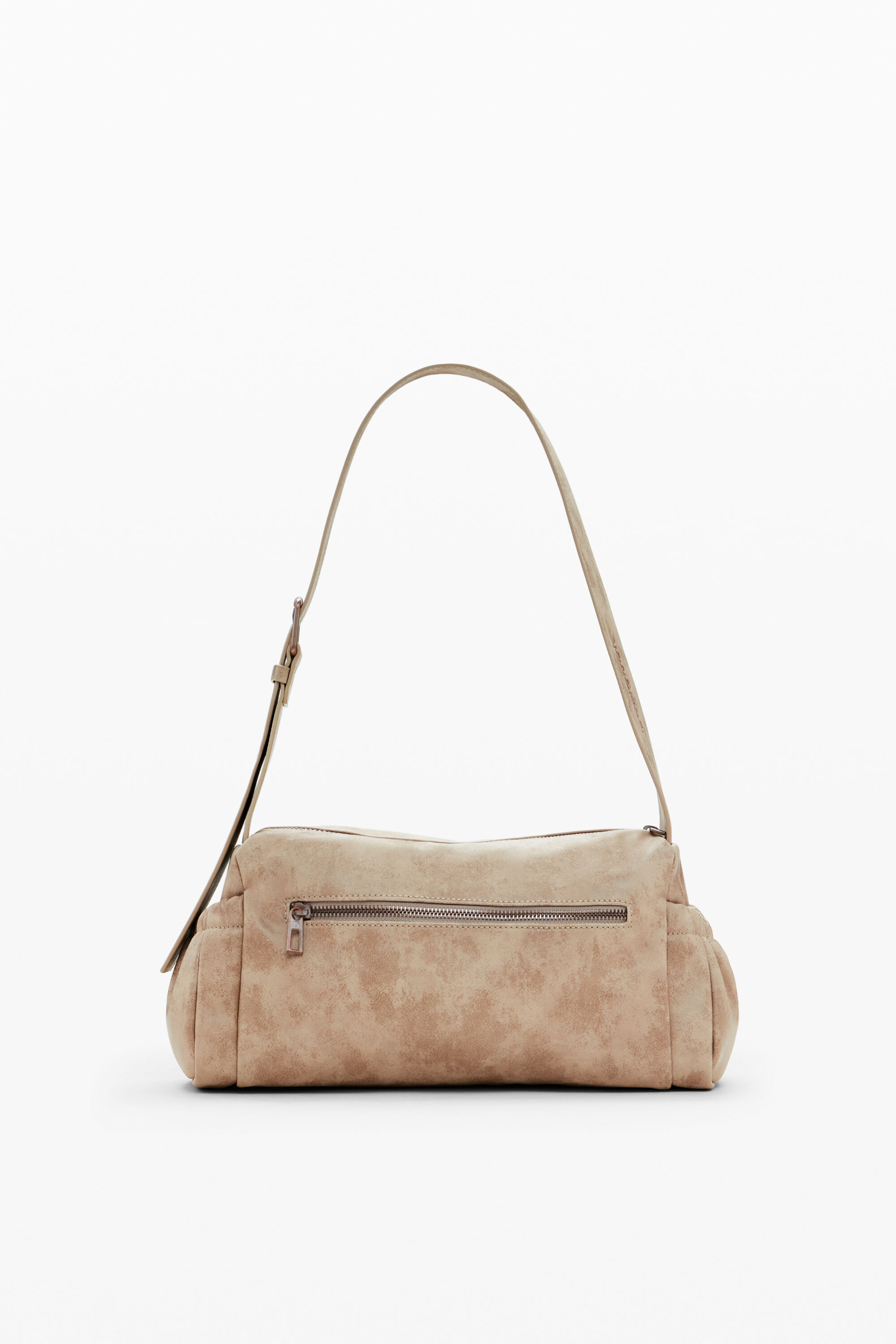 Desigual Medium Bag With Bow Pockets In White