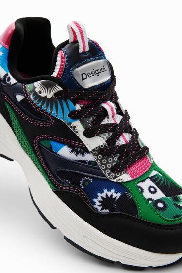 Sneakers runner motivos geométricos | Desigual