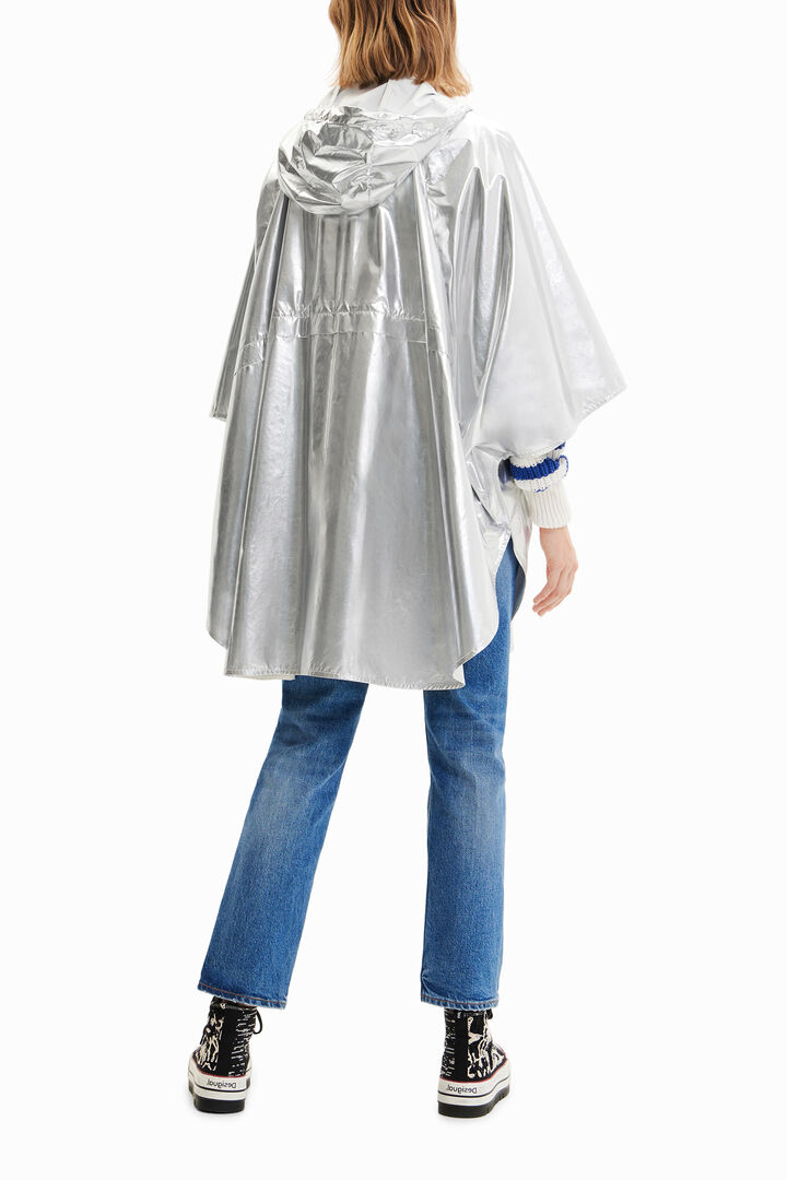 Impermeable laminat metal·litzat | Desigual