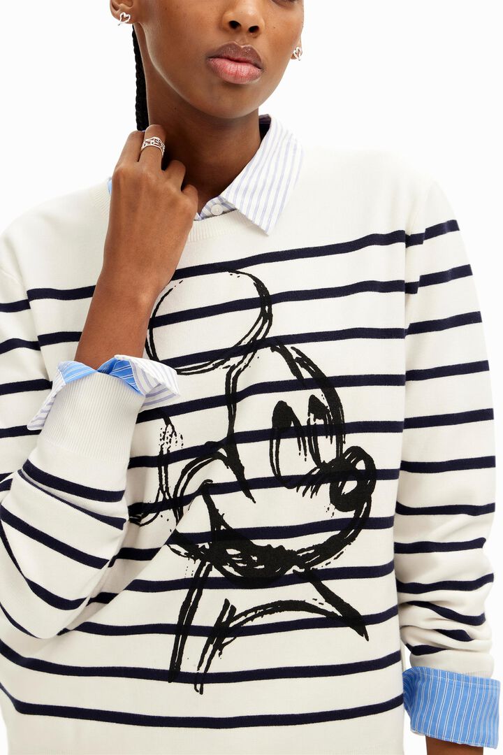 Pull rayures Mickey Mouse | Desigual