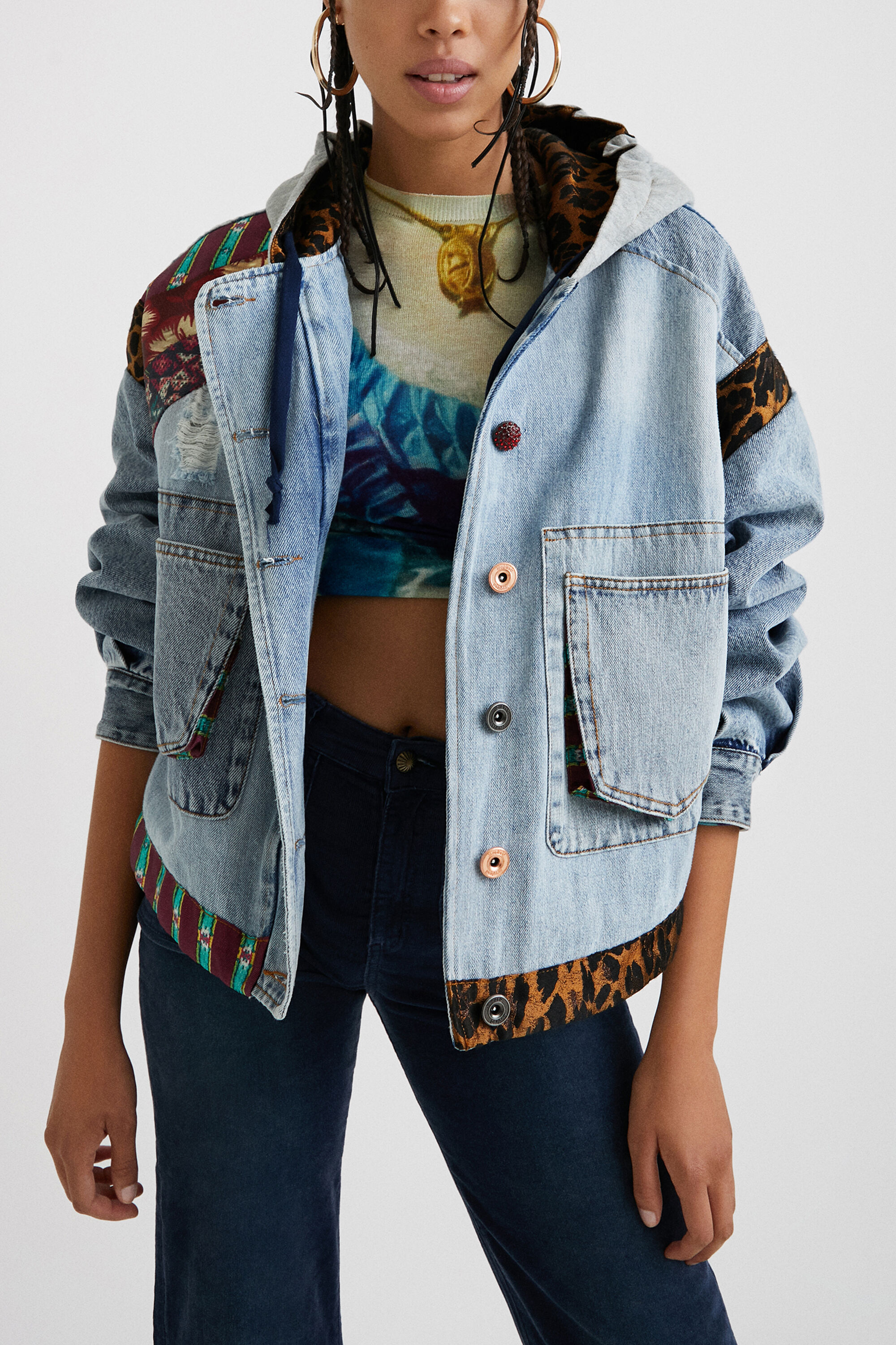 Giacca jeans desigual clearance