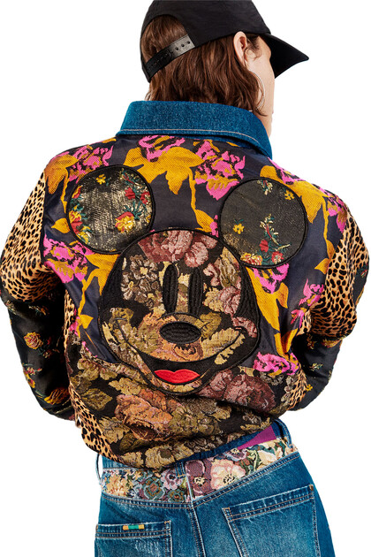 Disney's Mickey Mouse faux-fur jacket