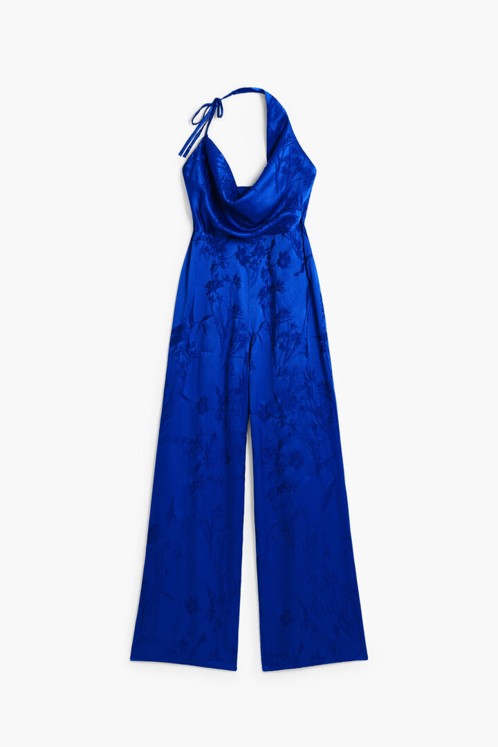 Asymmetric Wide Leg Fluid Jumpsuit | Desigual