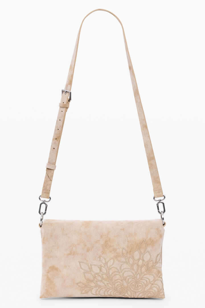 Medium bag with embroidered flap | Desigual