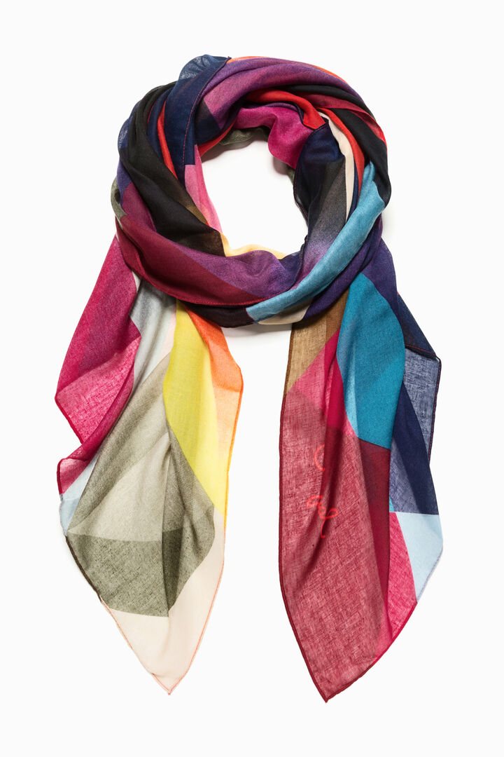 Mercury Rectangle Scarf | Desigual