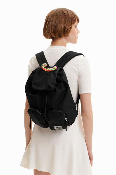 Mochila mediana nylon | Desigual