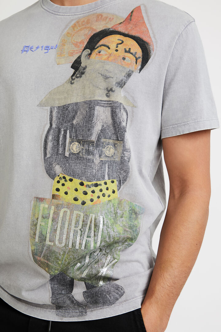 T-shirt manches courtes fleurie sex | Desigual