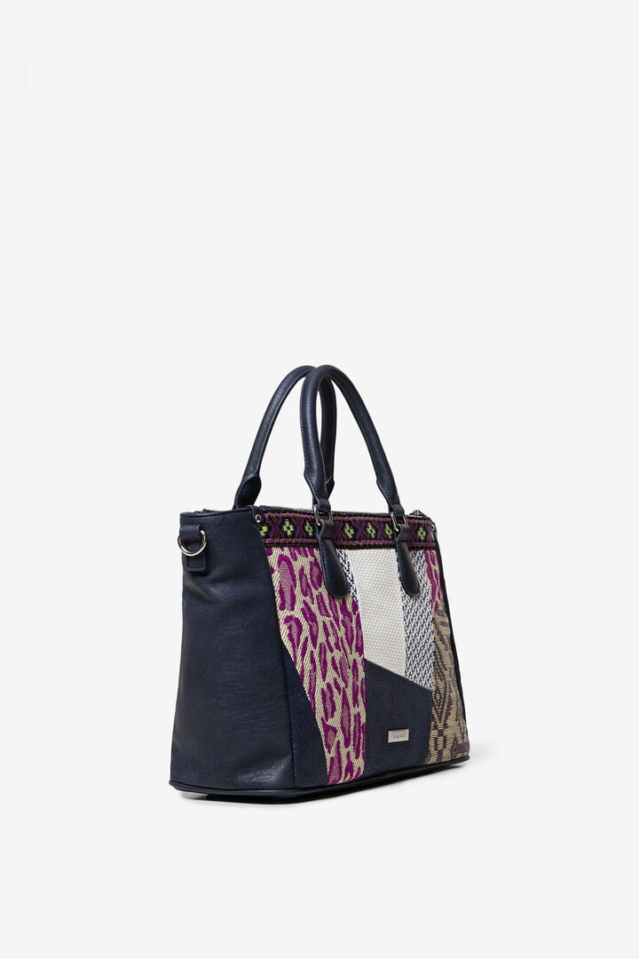 Tasche mit Stoff- und Textur-Patches | Desigual