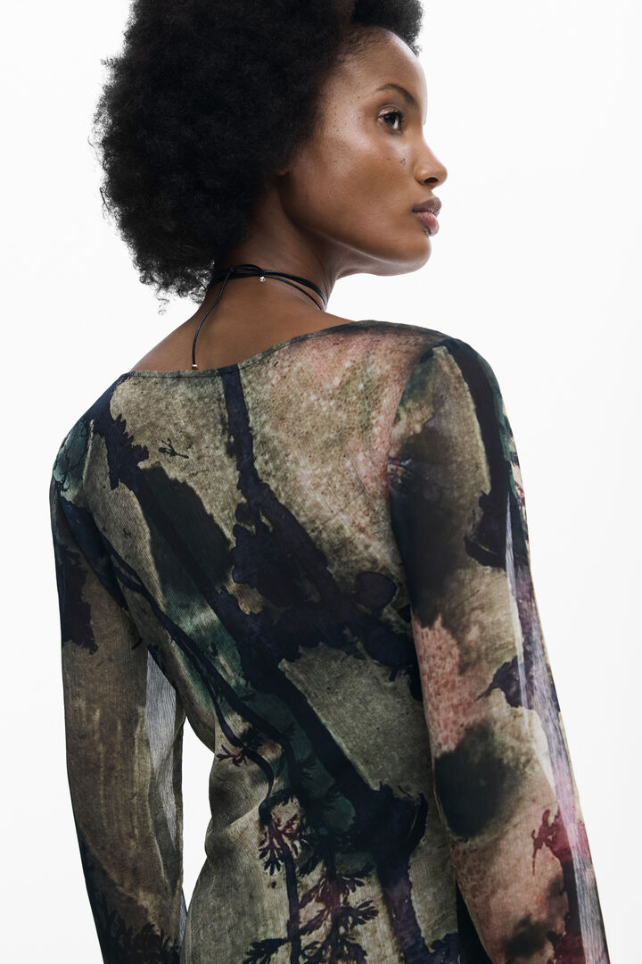 Abstract midi dress | Desigual