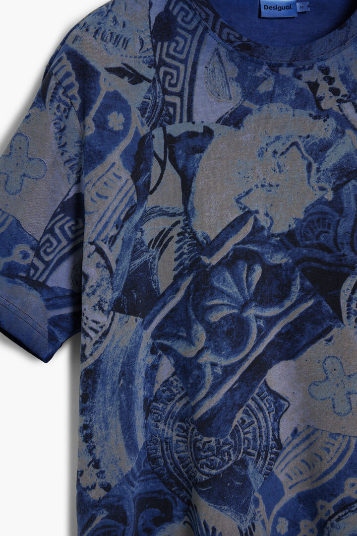 Short-sleeve mosaic T-shirt | Desigual