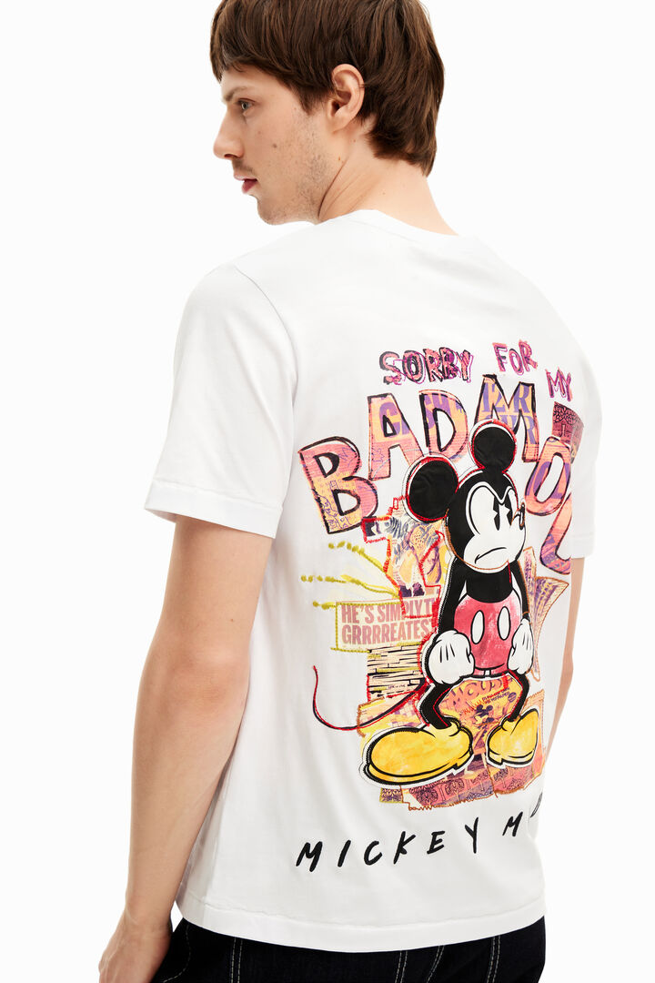 Camiseta de manga corta Mickey Mouse y frase | Desigual