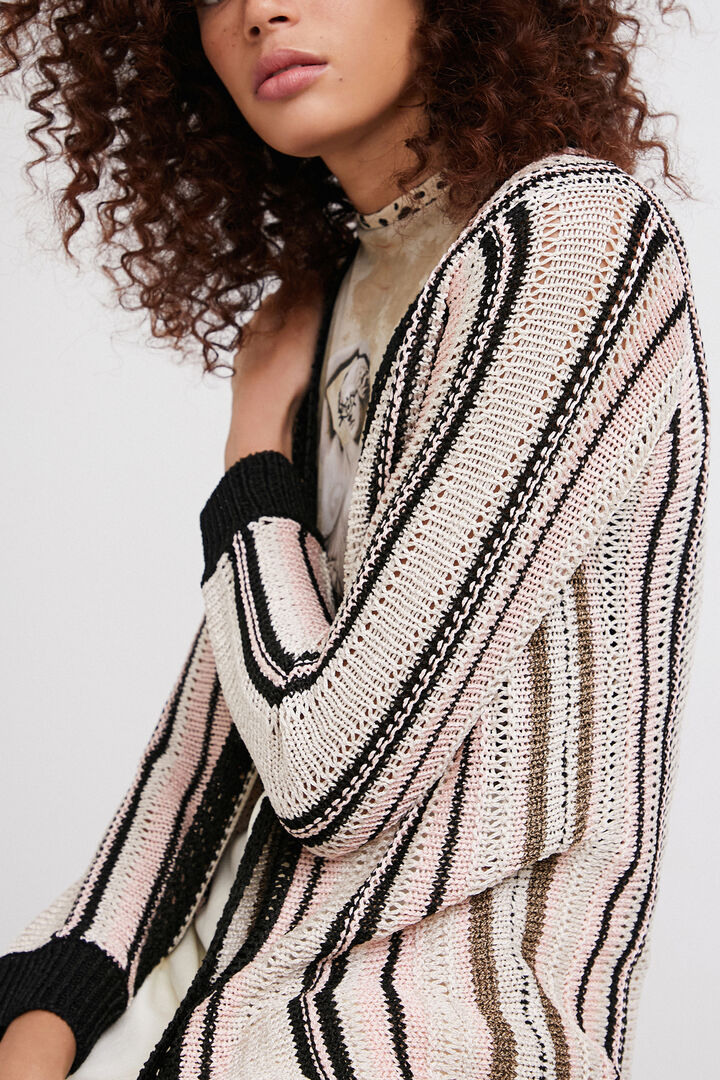 Long striped cardigan | Desigual