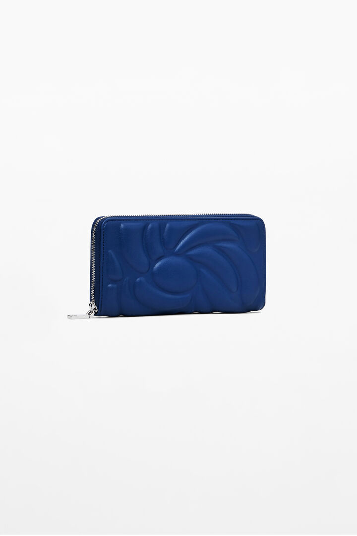 Monedero flores geométricas cremallera | Desigual