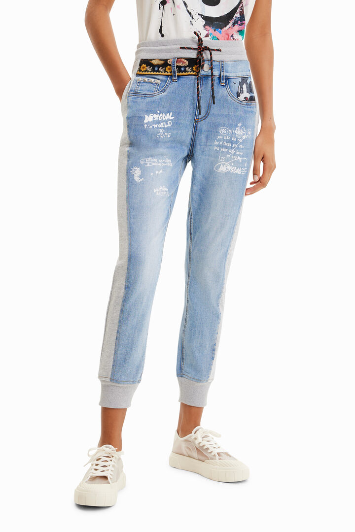 Disney&rsquo;s Mickey Mouse jogger jeans | Desigual