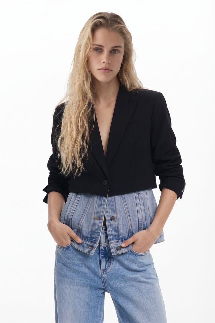 Gecombineerde blazer