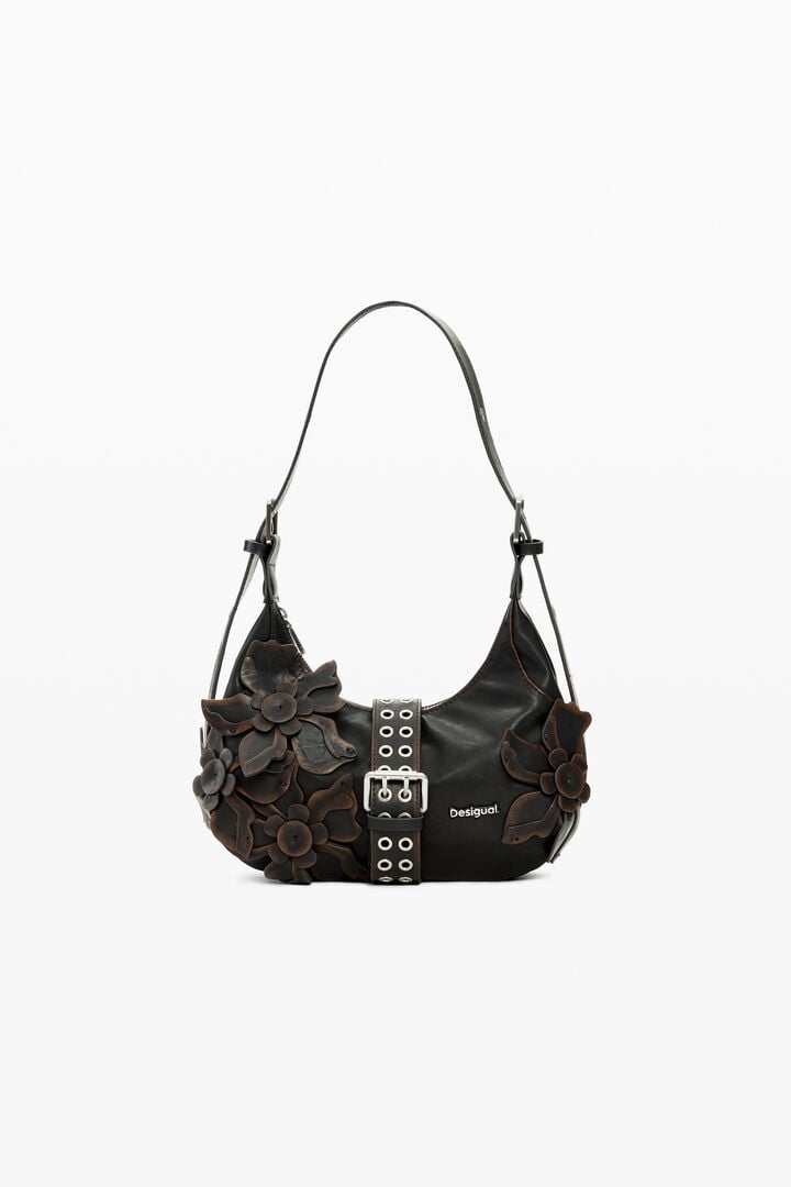 Bolso pequeño apliques flores