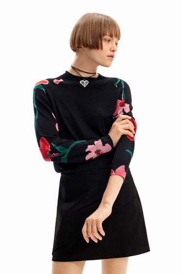 Watercolour floral pullover | Desigual