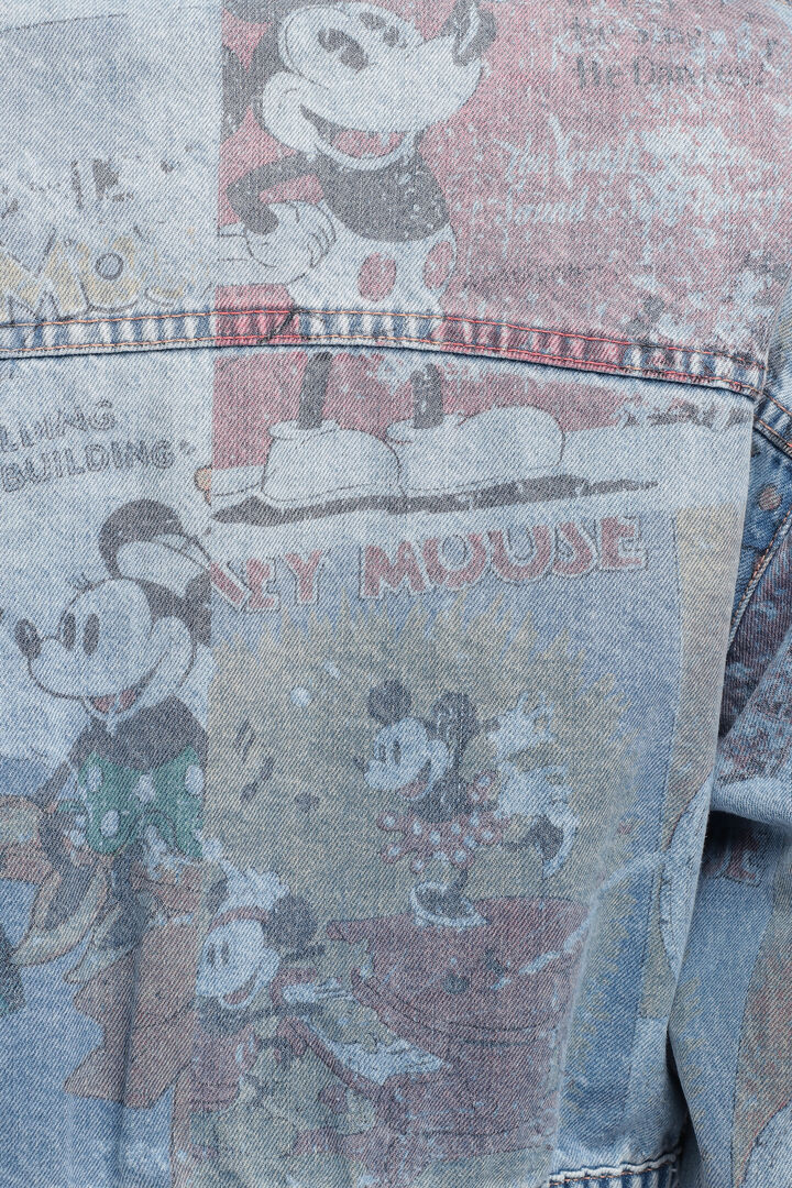 Oversize denim jacket Mickey Mouse | Desigual