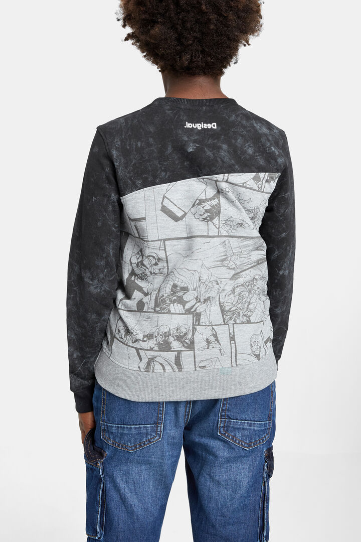 Comic patch mesh jumper | Desigual
