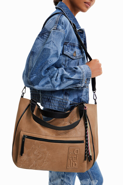 Floral shoulder bag