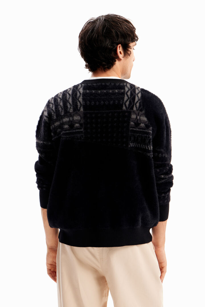 Jersey patchwork geométrico | Desigual