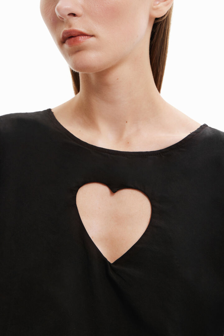 Vestido midi corazón | Desigual