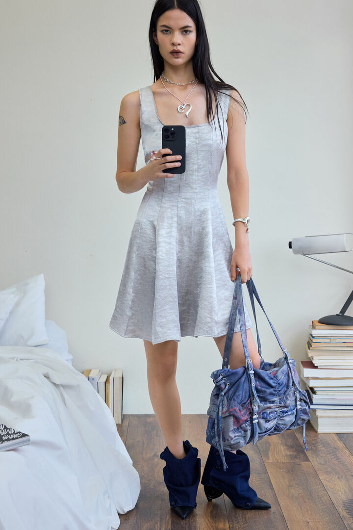 Ruched large bag