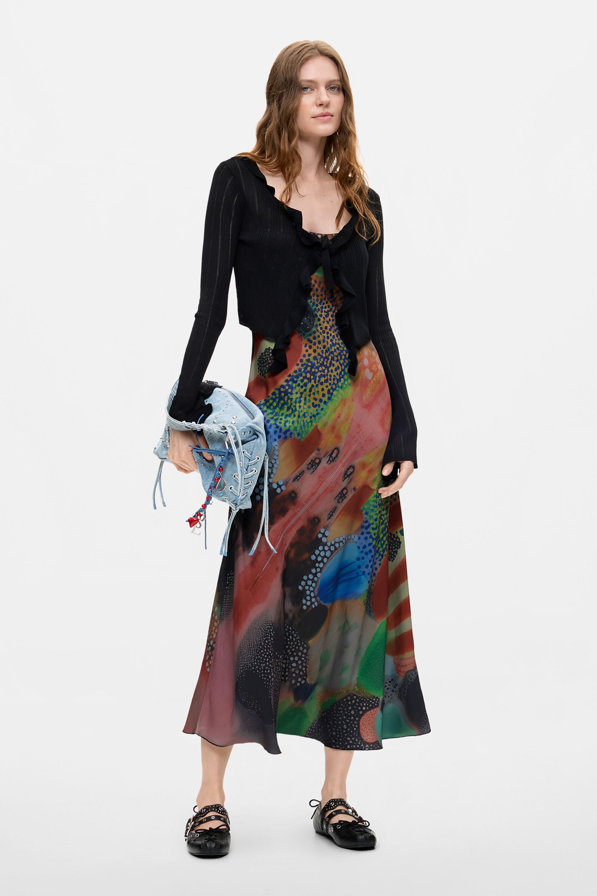 Desigual, Vestido Tirantes Midi