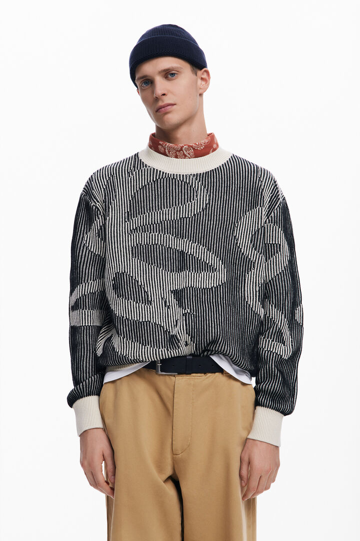 Floral Jacquard Sweater