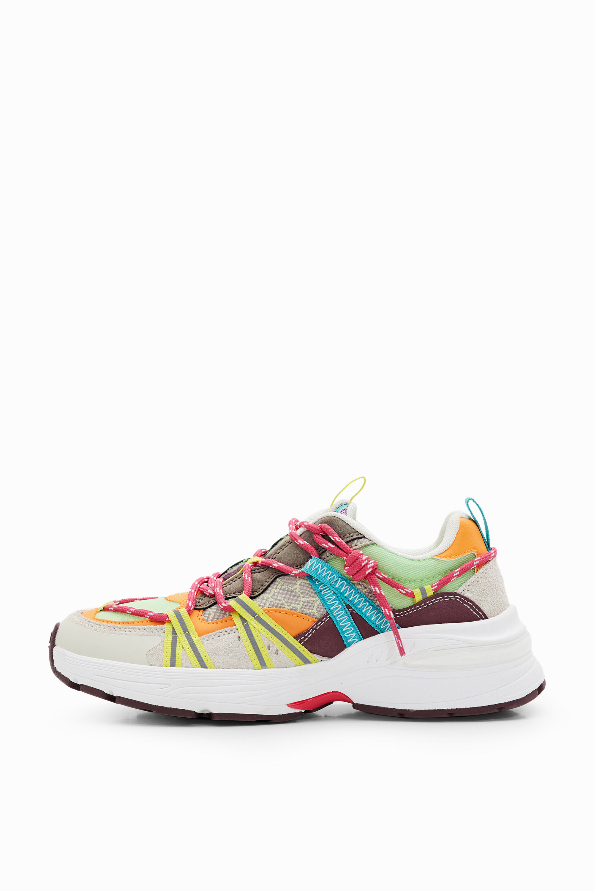 Desigual Trekking Running Sneakers In Material Finishes