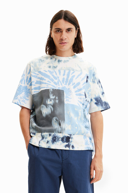 T-shirt patchwork tie and dye