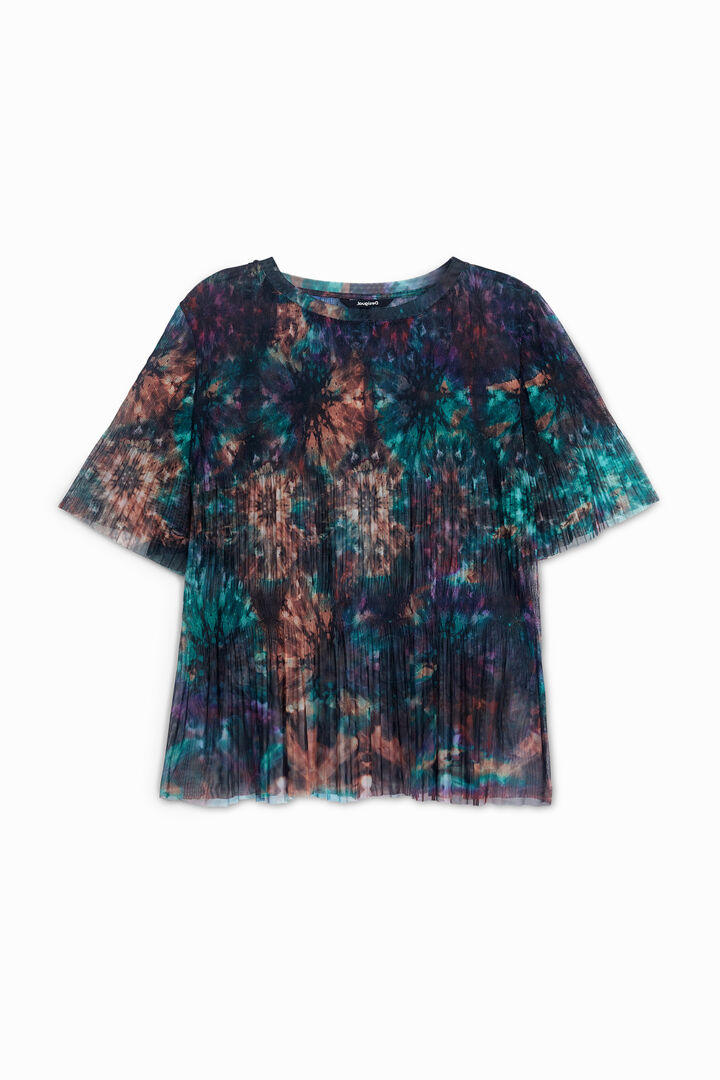 T-shirt résille tie-dye