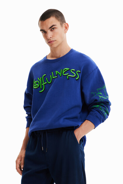 Oversize “Joyfulness” sweatshirt