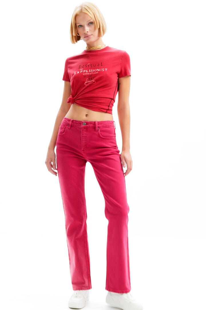 Jeans Flare tinta unita | Desigual