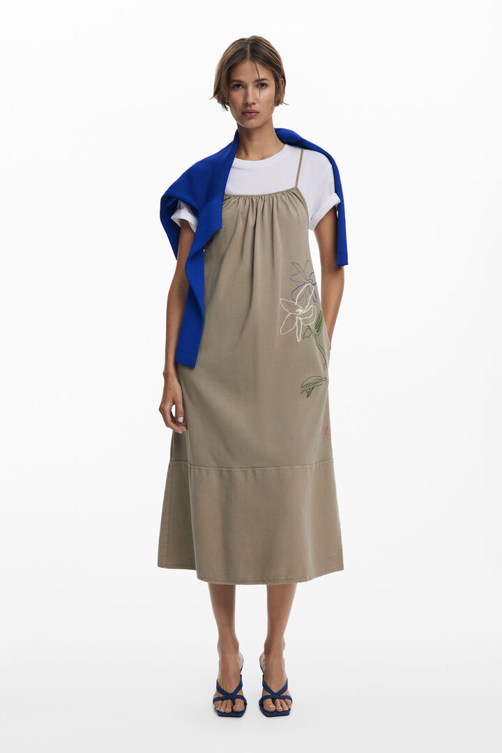 Abito con scollo dritto | Desigual