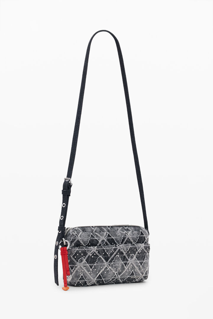 Denim zigzag crossbody wallet | Desigual