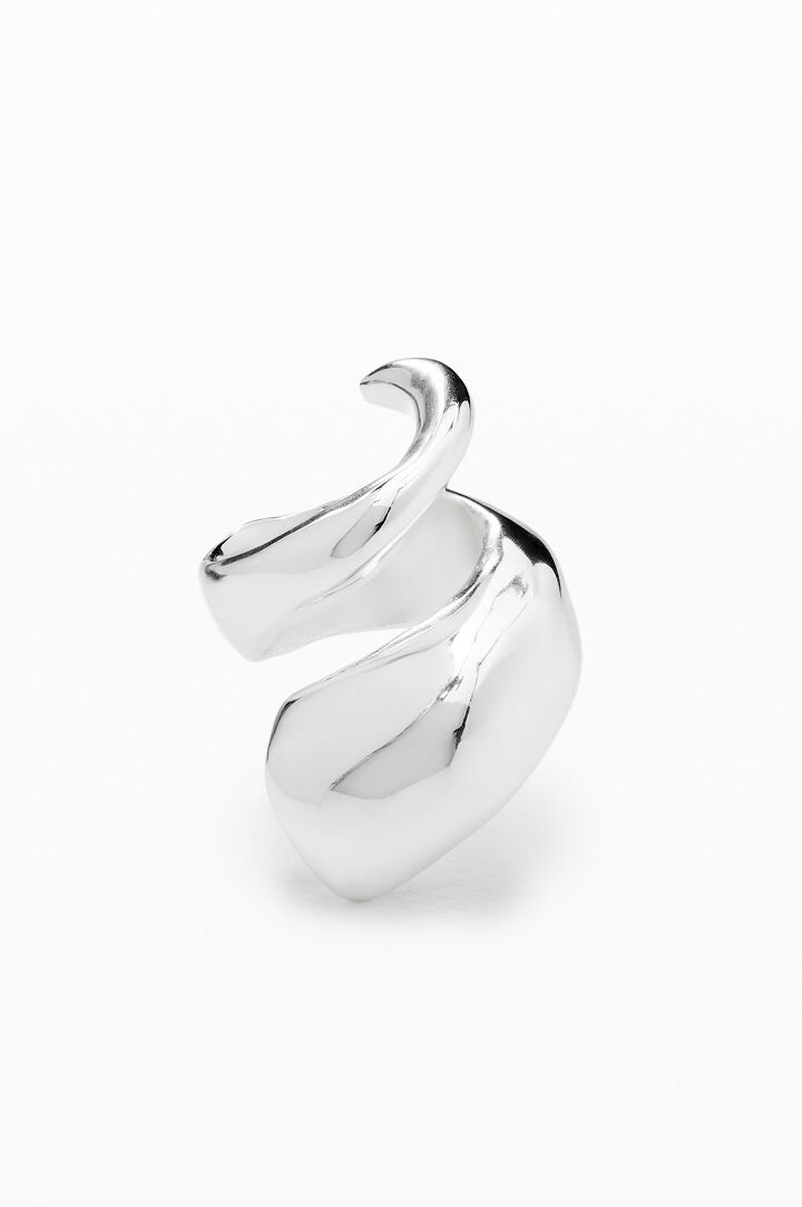 Silver Spiral Ring