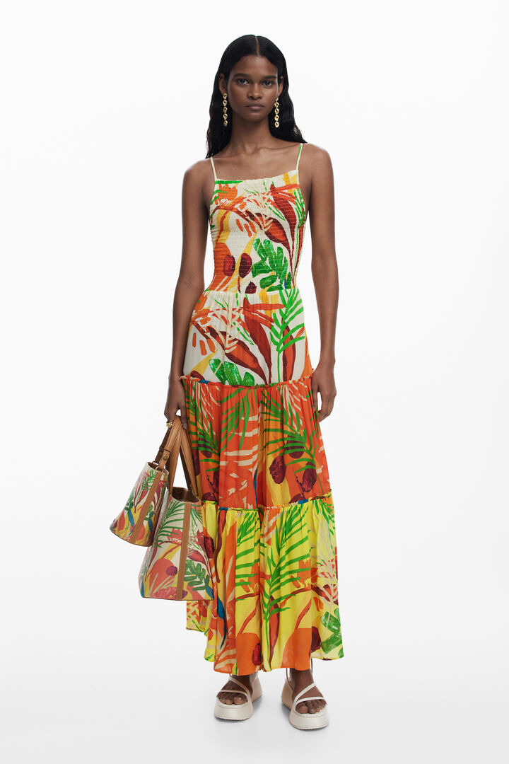 Tropical ruffle dress | Desigual