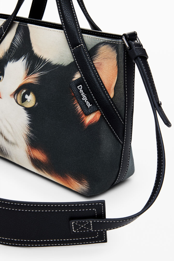 Mittlere Katzenshopper-Tasche | Desigual