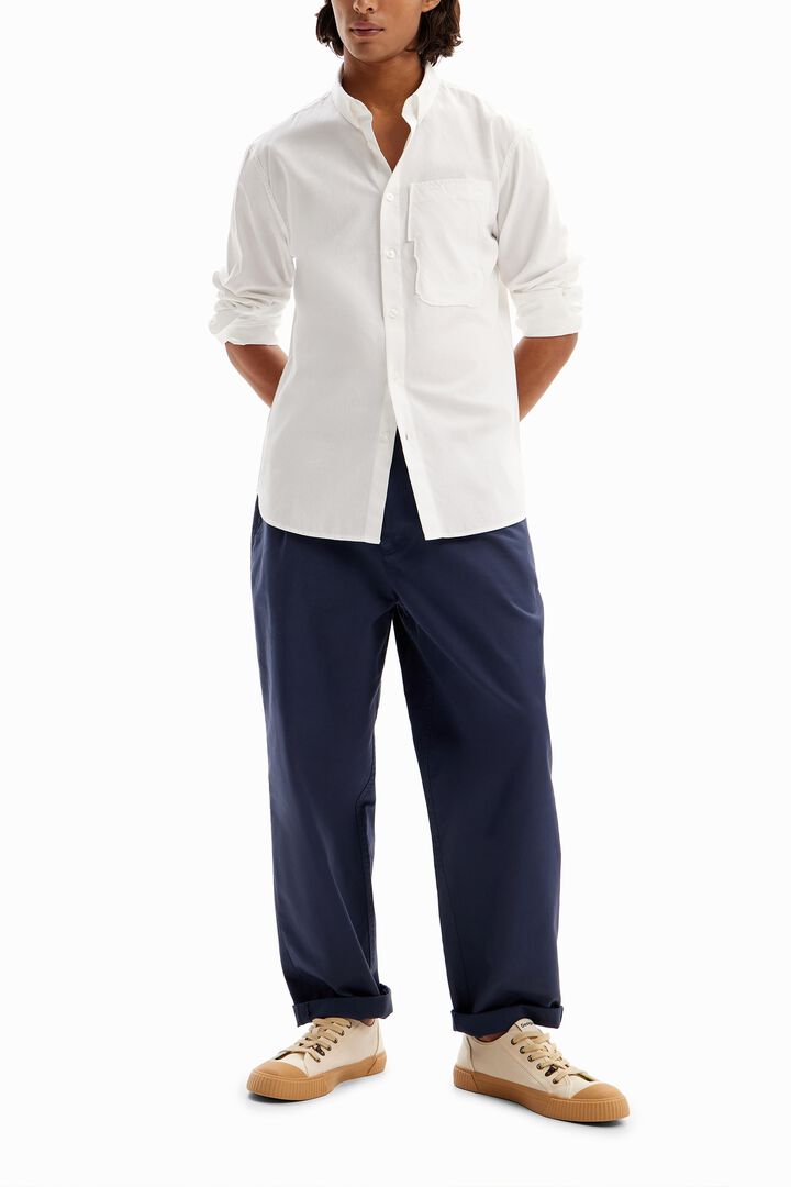 Patchwork poplin shirt | Desigual