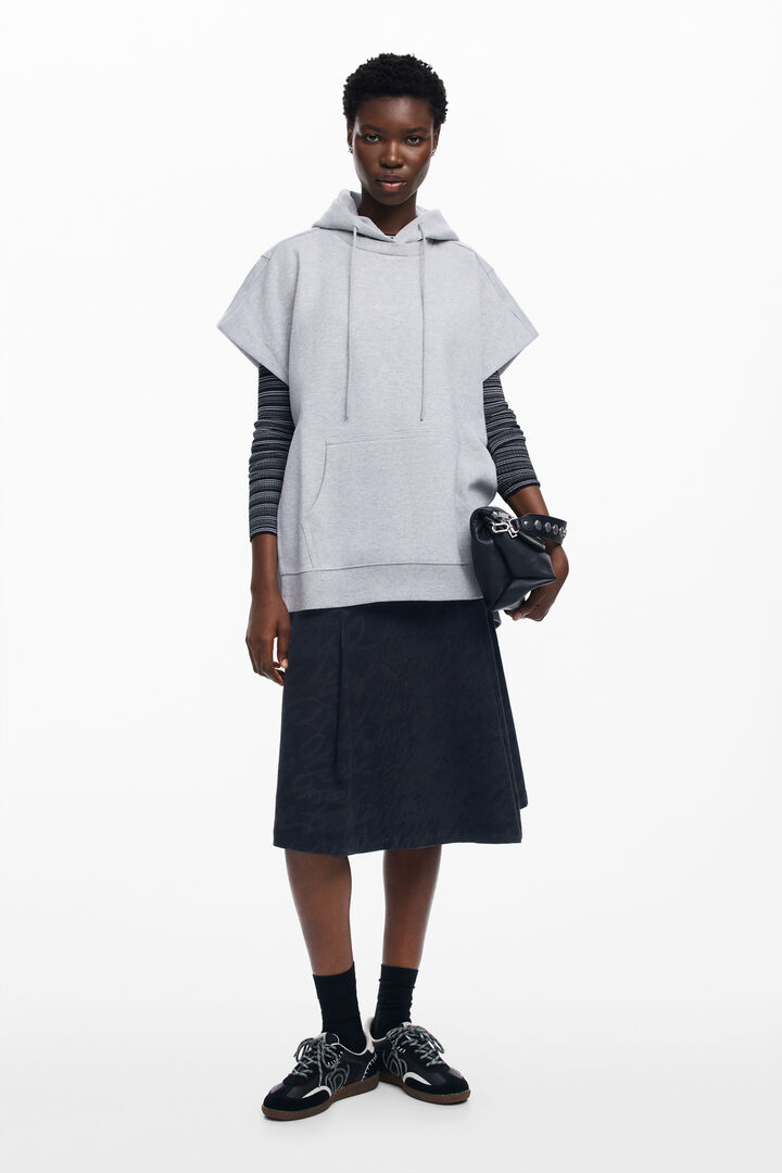 Plain poncho sweatshirt | Desigual
