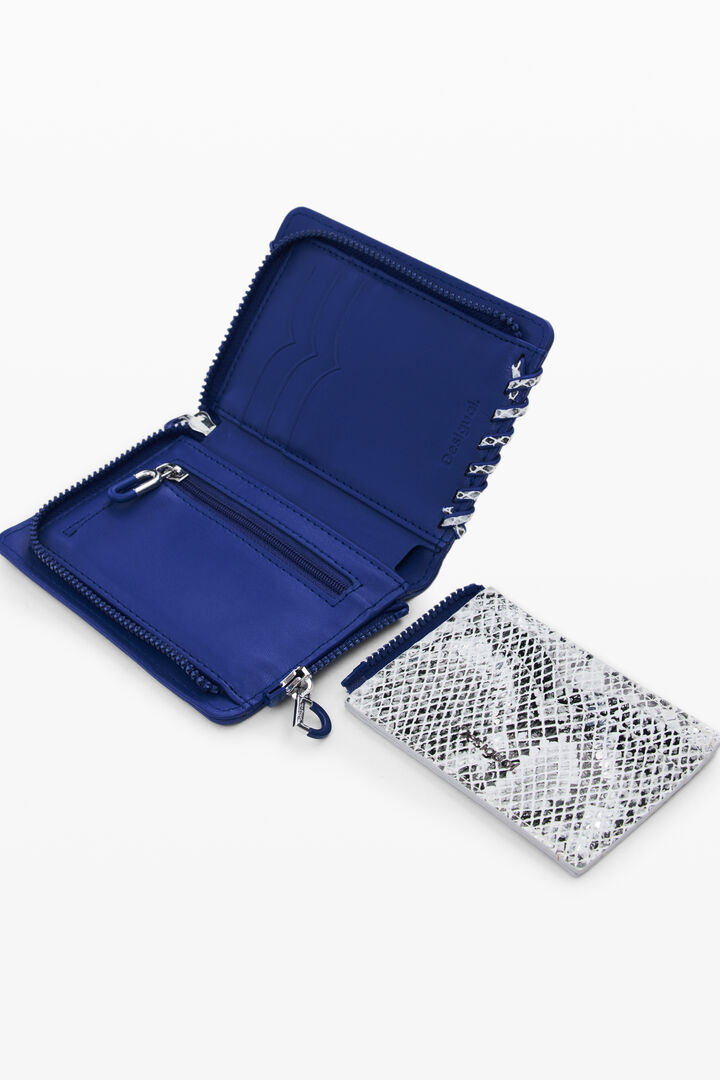 Porte-monnaie moyen à coutures amovibles | Desigual