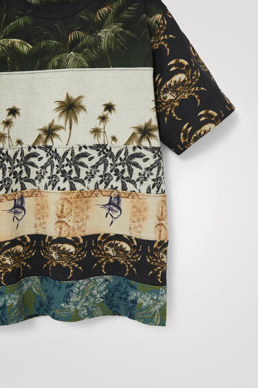 T-shirt patchwork tropical | Desigual